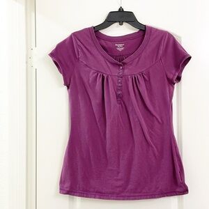 No Boundaries purple short sleeve shirt